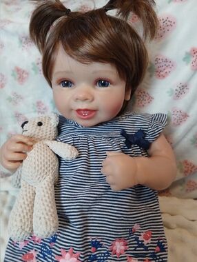 Realistic CAROL Doll Reborn Style Baby Girl Kids Baby